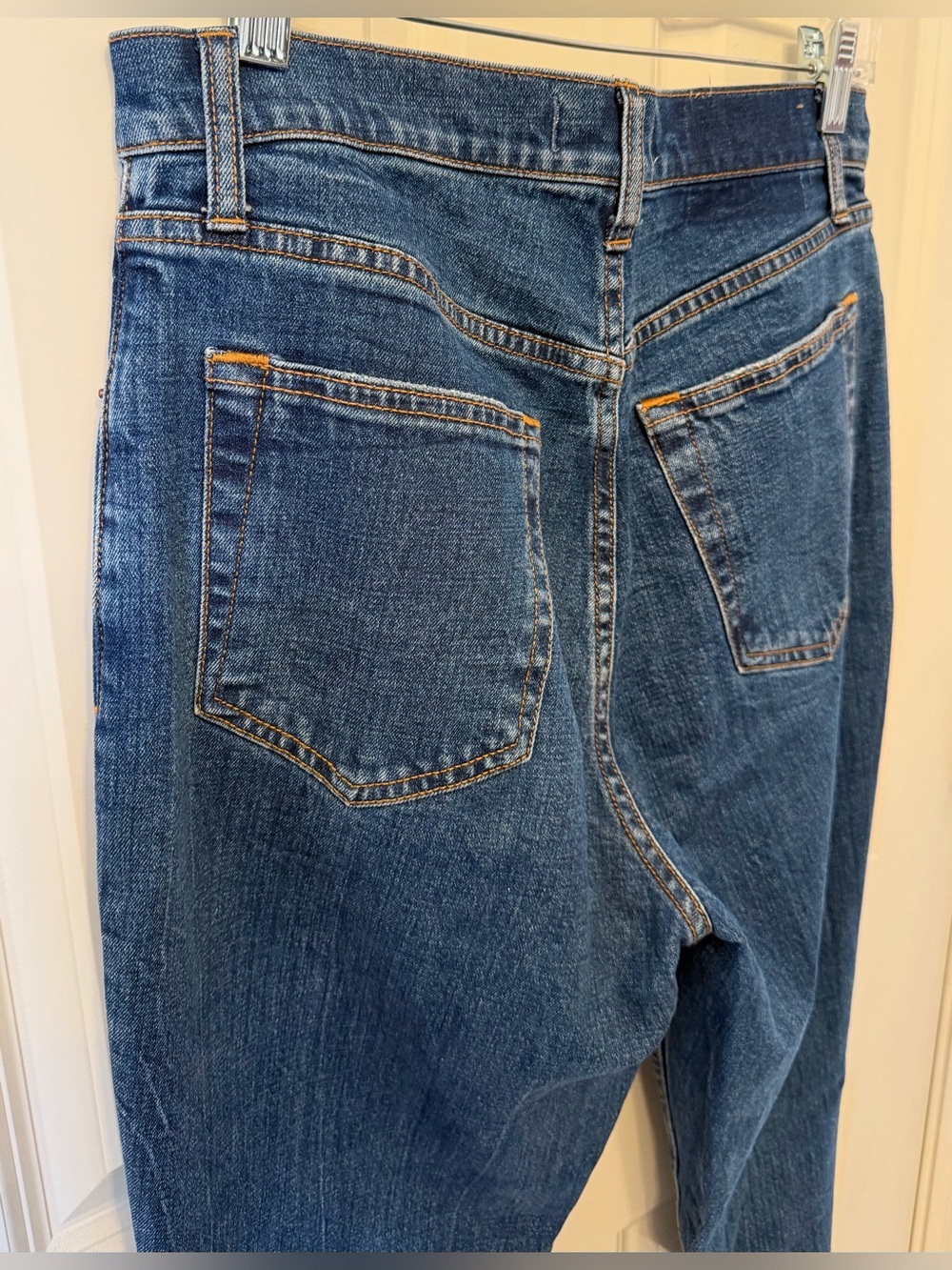 Abercrombie Curve Love Ultra High Rise Slim Straight Jeans, Size 28/6 Long - Picture 5 of 10